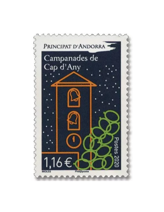 n° 854 - Timbre ANDORRE Poste