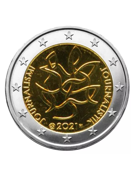 2 EURO COMMEMORATIVE 2021 : FINLANDE (100 ans de l´Association finlandaise des journalistes)