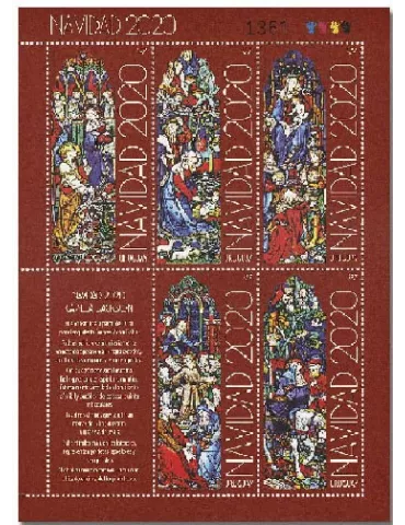 n° 3020/3024 - Timbre URUGUAY Poste