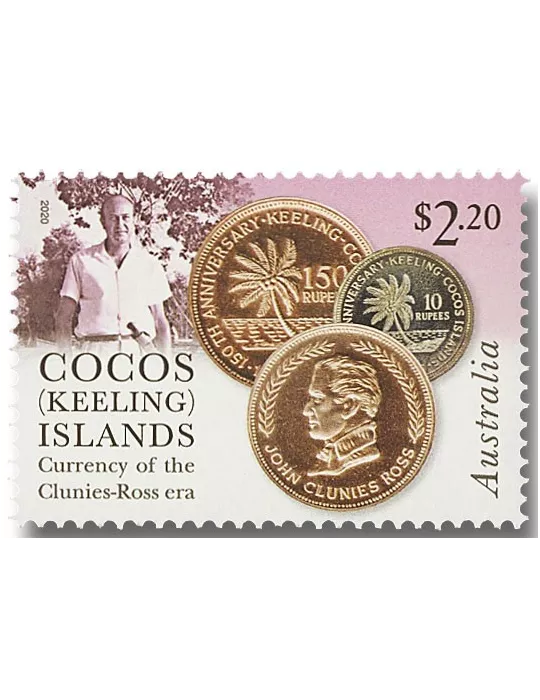 n° 524/527 - Timbre COCOS (ILES) Poste