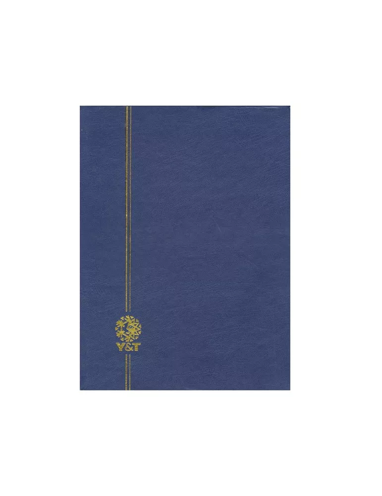 PERFECTA : Classeur fixe pour timbres (Grand modèle-Pages Noires-16p.)