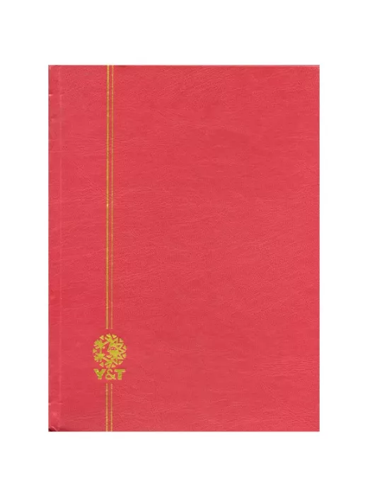 PERFECTA : Classeur fixe pour timbres (Grand modèle-Pages Noires-16p.)