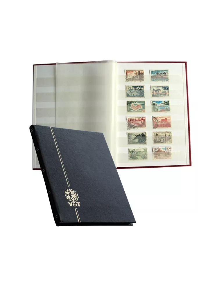 PERFECTA : Classeur fixe pour timbres (Petit modèle-Pages Blanches-16p.)