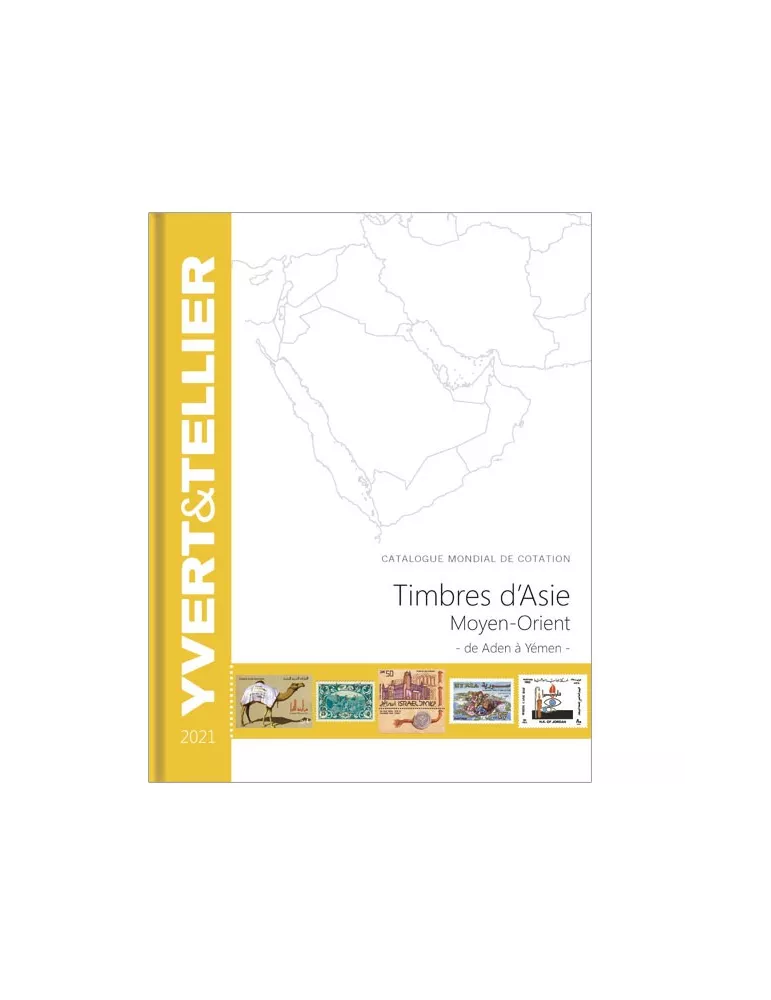 ASIE - MOYEN ORIENT - 2021 (Catalogue des timbres des pays du Moyen-Orient)