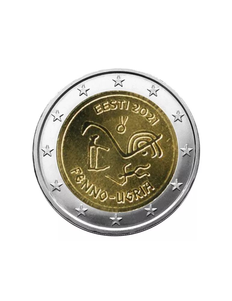 2 EURO COMMEMORATIVE 2021 : ESTONIE (Peuples Finno-Ougriens)