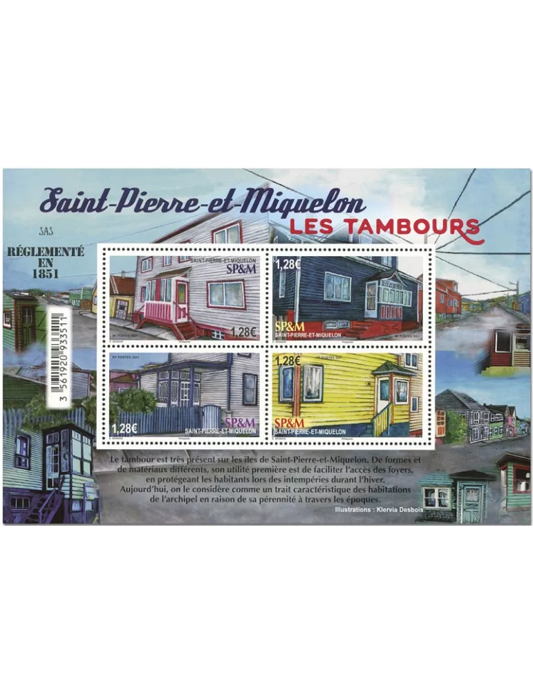 n° F1263 - Timbre SAINT-PIERRE ET MIQUELON Poste