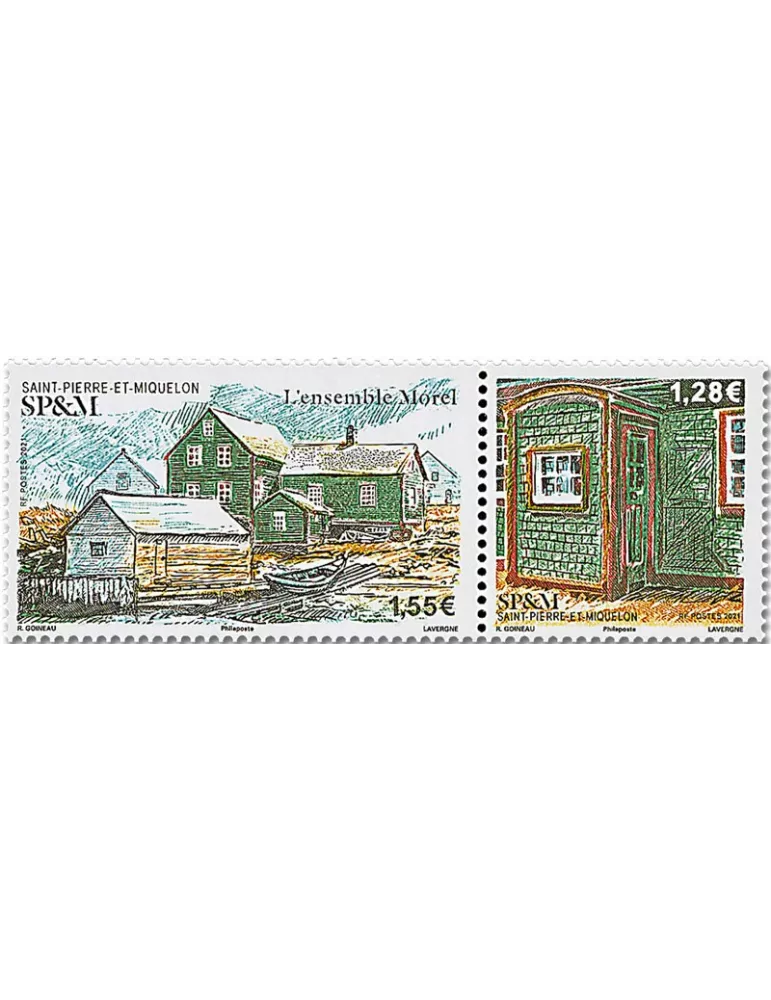 n°1261/1262 - Timbre SAINT-PIERRE ET MIQUELON Poste