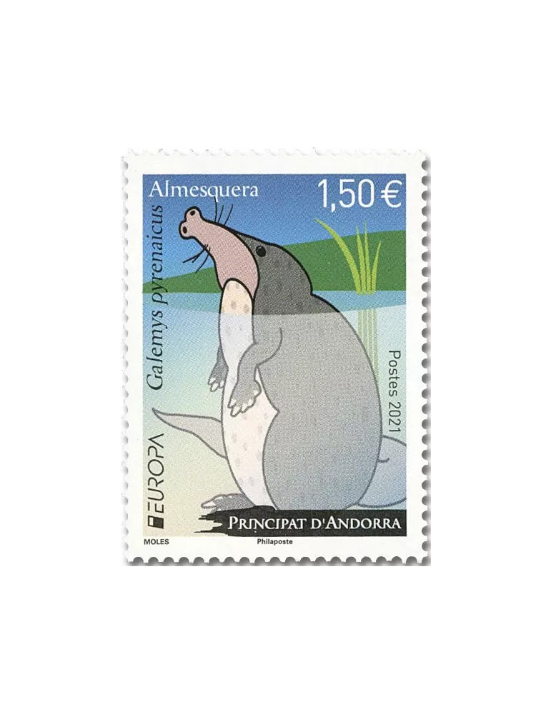 n° 859 - Timbre ANDORRE Poste