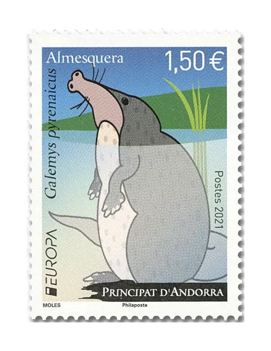 n° 859 - Timbre ANDORRE Poste