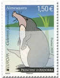 n° 859 - Timbre ANDORRE Poste