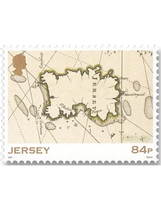 n° 2537/2541 (+ le n° 2536) - Timbre JERSEY Poste