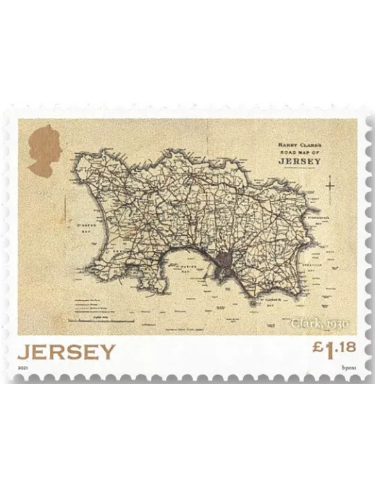n° 2537/2541 (+ le n° 2536) - Timbre JERSEY Poste