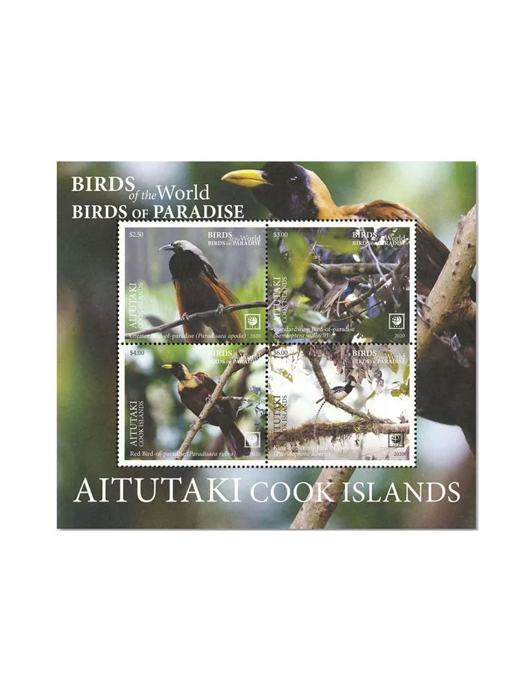 n° 126 - Timbre AITUTAKI Blocs et feuillets