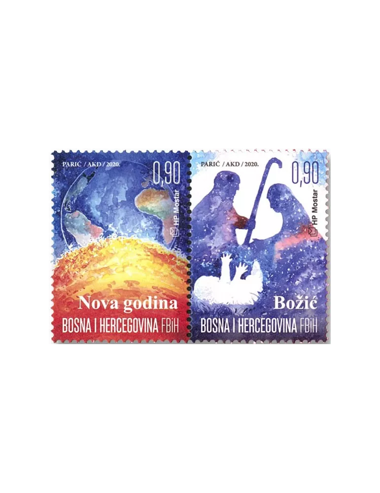 n° 515/516 - Timbre HERCEG-BOSNA Poste