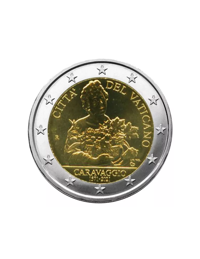 BU : 2 EURO COMMEMORATIVE 2021 : VATICAN (450 ans de la naissance de Caravage)