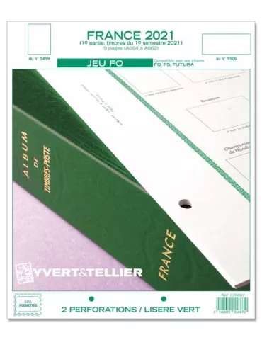 FRANCE FO : 2021 - 1ER SEMESTRE (JEUX SANS POCHETTES)
