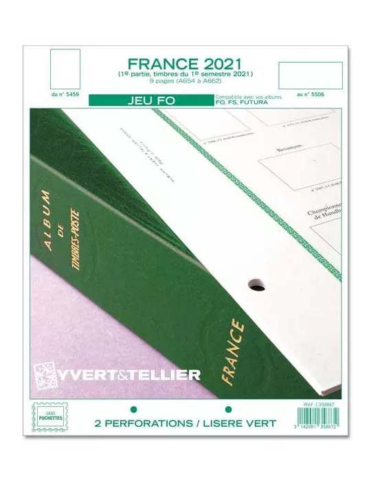 FRANCE FO : 2021 - 1ER SEMESTRE (JEUX SANS POCHETTES)