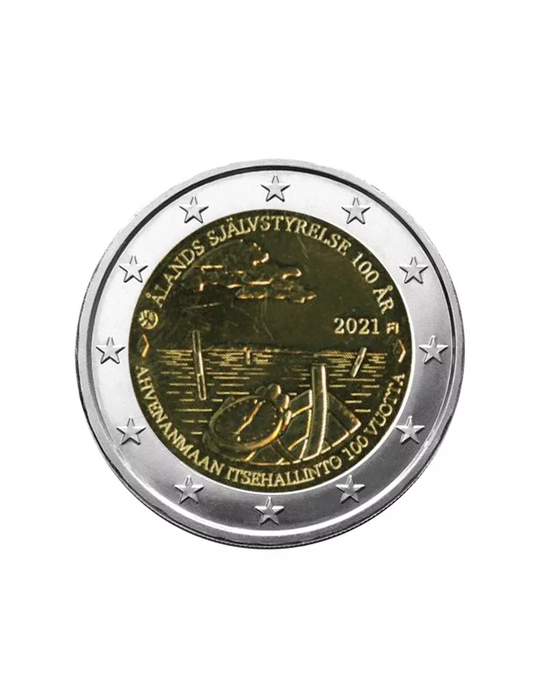 2 EURO COMMEMORATIVE 2021 : FINLANDE (100 ans des Iles Aland)