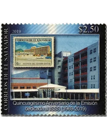 n° 1955 - Timbre SALVADOR Poste