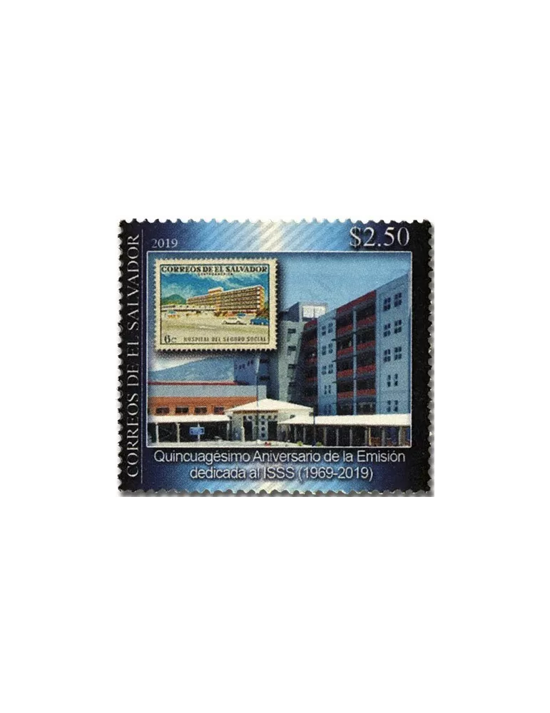 n° 1955 - Timbre SALVADOR Poste
