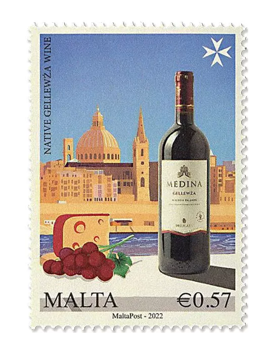 n° 2105/2107 + le n° 2104 - Timbre MALTE Poste