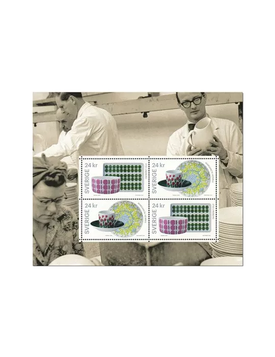 n° F3352 - Timbre SUEDE Poste