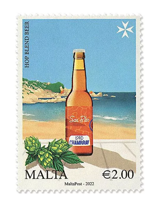 n° 2105/2107 + le n° 2104 - Timbre MALTE Poste