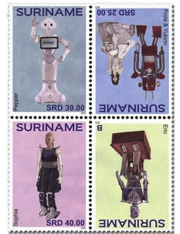 n° 3011/3014 - Timbre SURINAM Poste