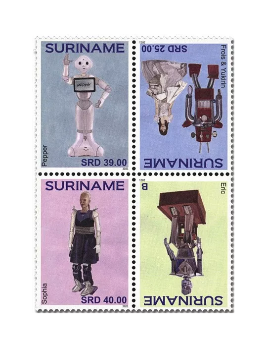 n° 3011/3014 - Timbre SURINAM Poste
