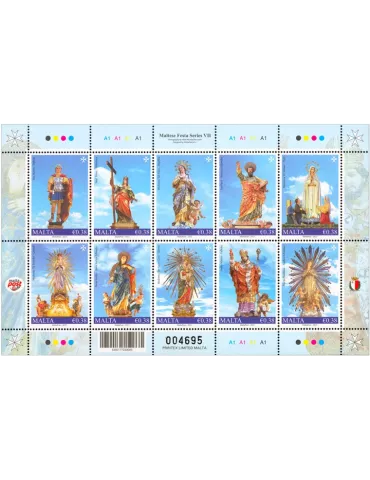 n° 2131/2140 - Timbre MALTE Poste