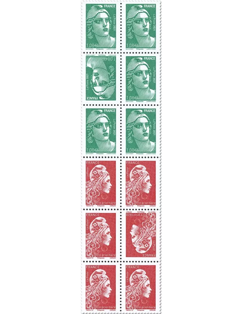 n° 1528 - Timbre France Carnets Divers (Marianne de Gandon et Marianne l´Engagée)