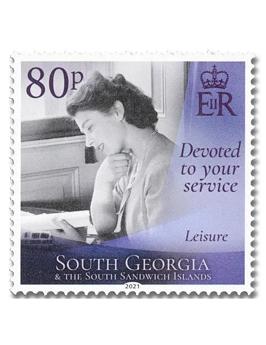 n° 752/757 - Timbre GEORGIE DU SUD Poste