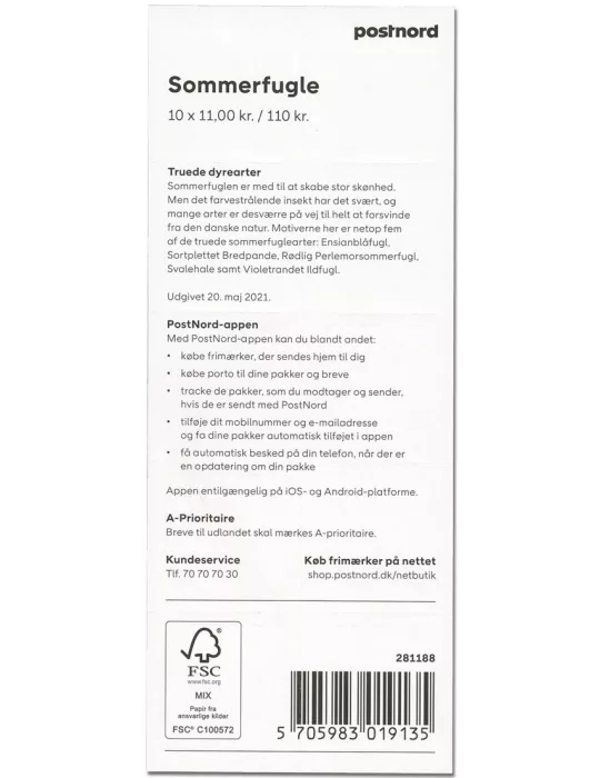 n° C1998 - Timbre DANEMARK Carnets (EUROPA)