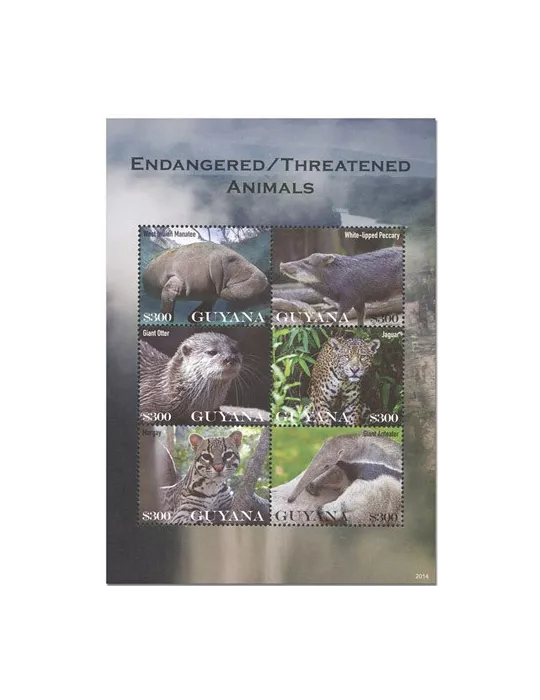 n° 7164/7169 - Timbre GUYANA Poste