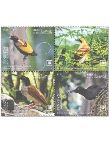 n° 652/655 - Timbre PENRHYN Poste