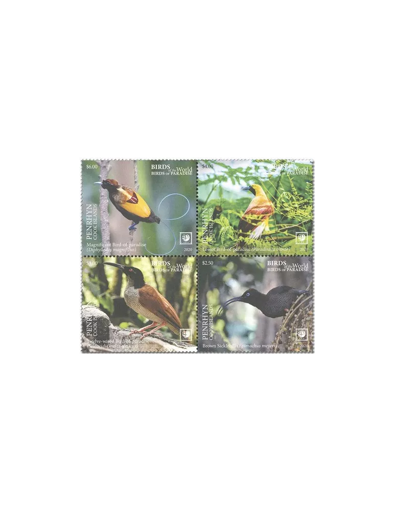 n° 652/655 - Timbre PENRHYN Poste