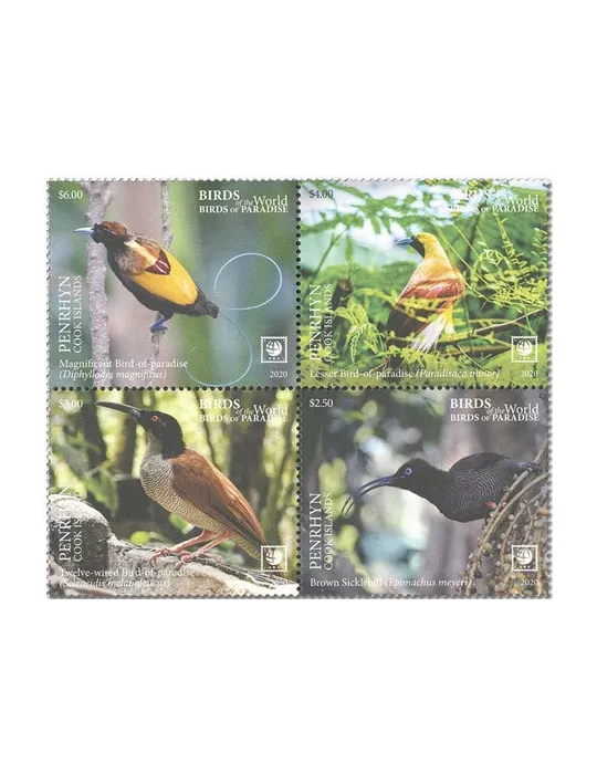 n° 652/655 - Timbre PENRHYN Poste