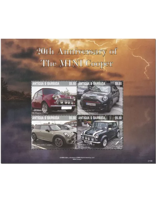 n° 5101/5104 - Timbre ANTIGUA Poste