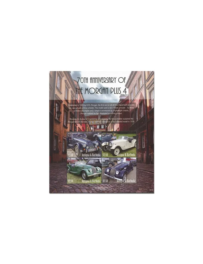 n° 5113/5116 - Timbre ANTIGUA Poste