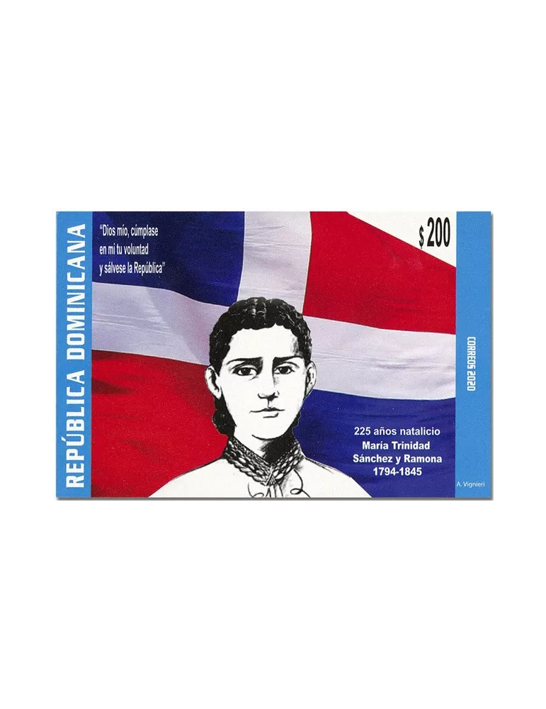 n° 79 - Timbre DOMINICAINE Blocs et feuillets