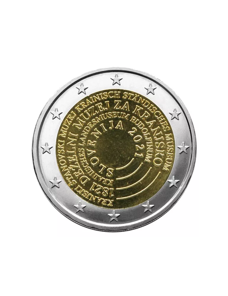 2 EURO COMMEMORATIVE 2021 : SLOVENIE (200 ans du Musée Slovène)