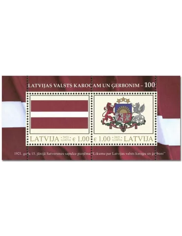 n° 46 - Timbre LETTONIE Blocs et feuillets