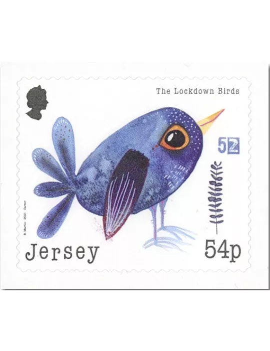 n° 2542/2549 - Timbre JERSEY Poste