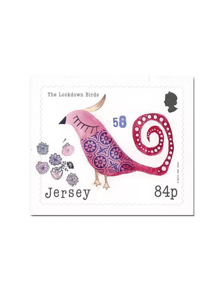 n° 2542/2549 - Timbre JERSEY Poste