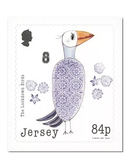 n° 2542/2549 - Timbre JERSEY Poste