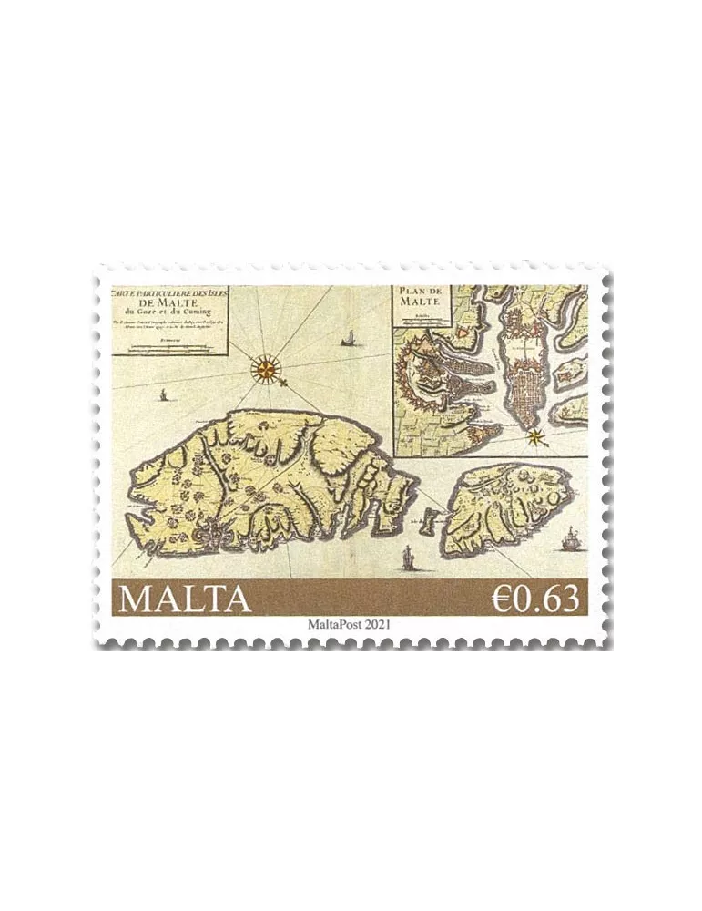 n° 2054/2057 - Timbre MALTE Poste