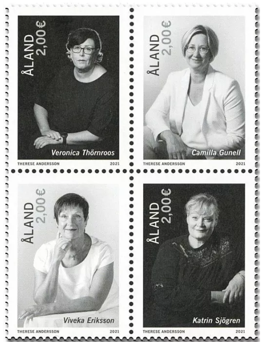 n° 504/507 - Timbre ALAND Poste