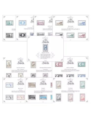 Blocs PATRIMOINE DE FRANCE EN TIMBRES (2021)