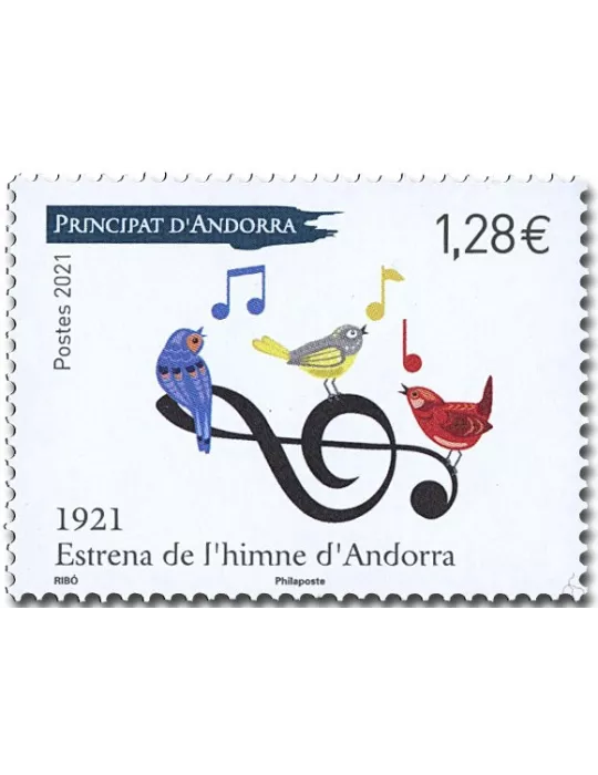 n° 865 - Timbre ANDORRE Poste