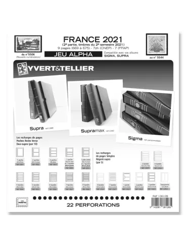 FRANCE ALPHA : 2021 - 2E SEMESTRE (JEUX SANS POCHETTES)